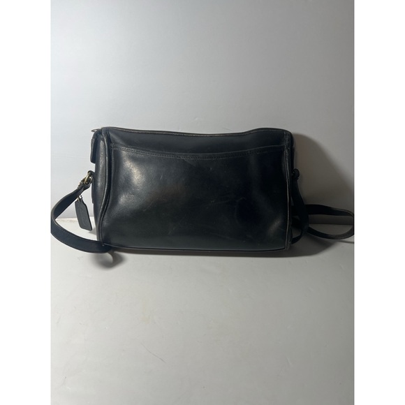 Coach vintage Black Leather Crossbody Bag - Picture 2 of 11